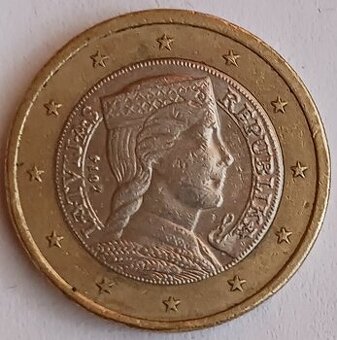 1 lotyšské euro