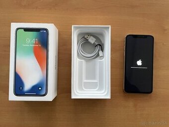 Predám Apple iPhone X 64GB SKVELÝ STAV - 1