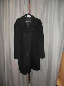 BLAŽEK - pánsky čierny kabát - 1