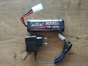 Batéria Himoto Vega Power NiMH 2000mAh/7,2V s nabíjačkou