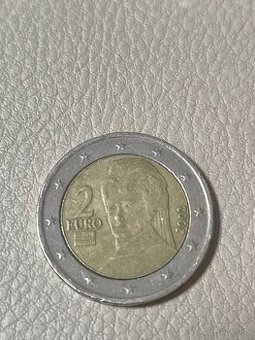 Vzácna 2 euro Barone Bertha Von Suttner