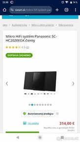 Ako nove HC337 Panasonic