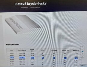 Stadreko, plotové krycie dosky, 502701