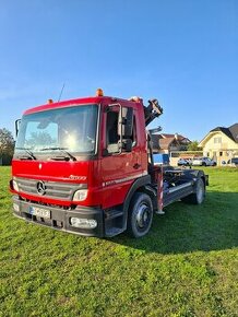 Hákový nosič kontajnerov Mercedes Atego 1223 s hydr. ruka - 1