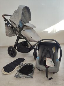 KINDERKRAFT SELECT Kočík kombinovaný Xmoov 3v1 Light Grey, P - 1