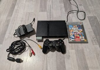 Predám - playstation 2 + 1 dualshock+ 1 hra zdarma