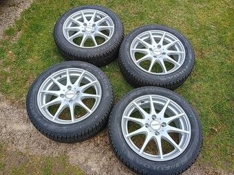 16" ALU 4x108 + TPMS + zimné 195/55 r16 10mm TOP NOVÉ