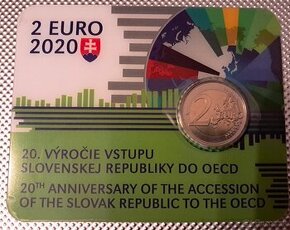 2 EURO karta 20. výročie vstupu SK do OECD limit ed.