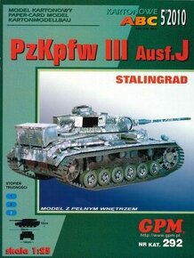 Papierový model PZKPFW_III_Ausf.J