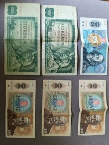 Predám Československé bankovky