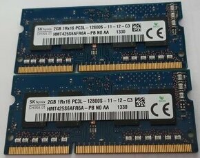 2x SK hynix DDR3 2GB 12800S