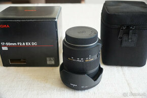 Sigma 17–50 mm f/2,8 EX DC HSM pre Sony a-mount