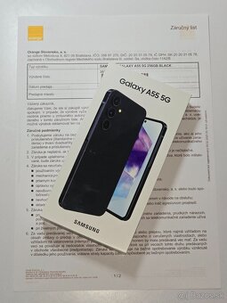 Predám zapečatený Samsung Galaxy A55 256gb Awesome Navy.