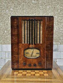 ☆ elektronkové rádio / rok 1934 / Belgium / Radiobell 6 - 1