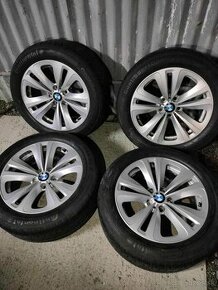 4ks alu disky orig. BMW 5x120 R18 pneu 245/50 R18 5mm - 1