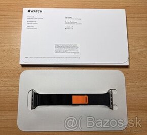 Apple Watch 49mm Trail Loop - black/gray - S/M