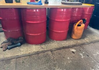 5x Shell plechový sud 60 L - 20 eur