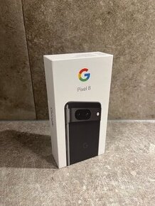 Google Pixel 8 cierny - novy, nerozbaleny