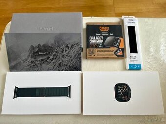 Apple Watch Ultra 2 49mm Black Ti Dark Green Alp