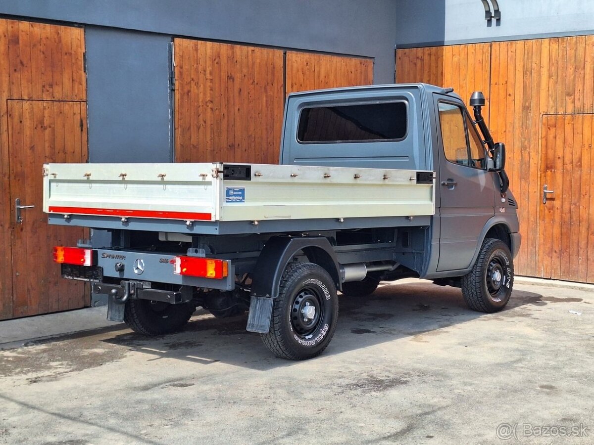 MERCEDES-BENZ SPRINTER 316 4X4 2,7TD obytný/valník