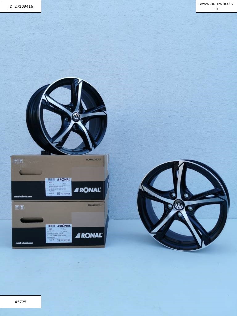 Vw Multivan alu disky Ronal 5X120 7,5X18 ET52 1238