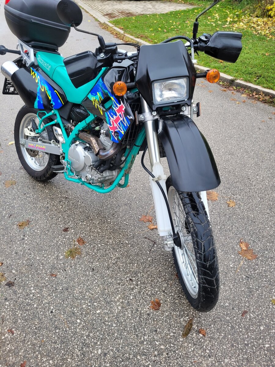 Kawasaki KLX 650 dualsport , el.štartér TOP, vodičák A2