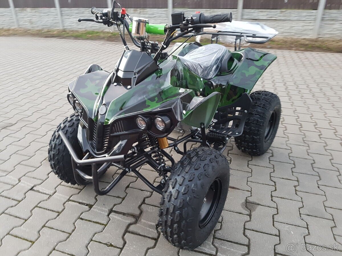 Dětská čtyřtaktní čtyřkolka ATV Warrior125ccm zel