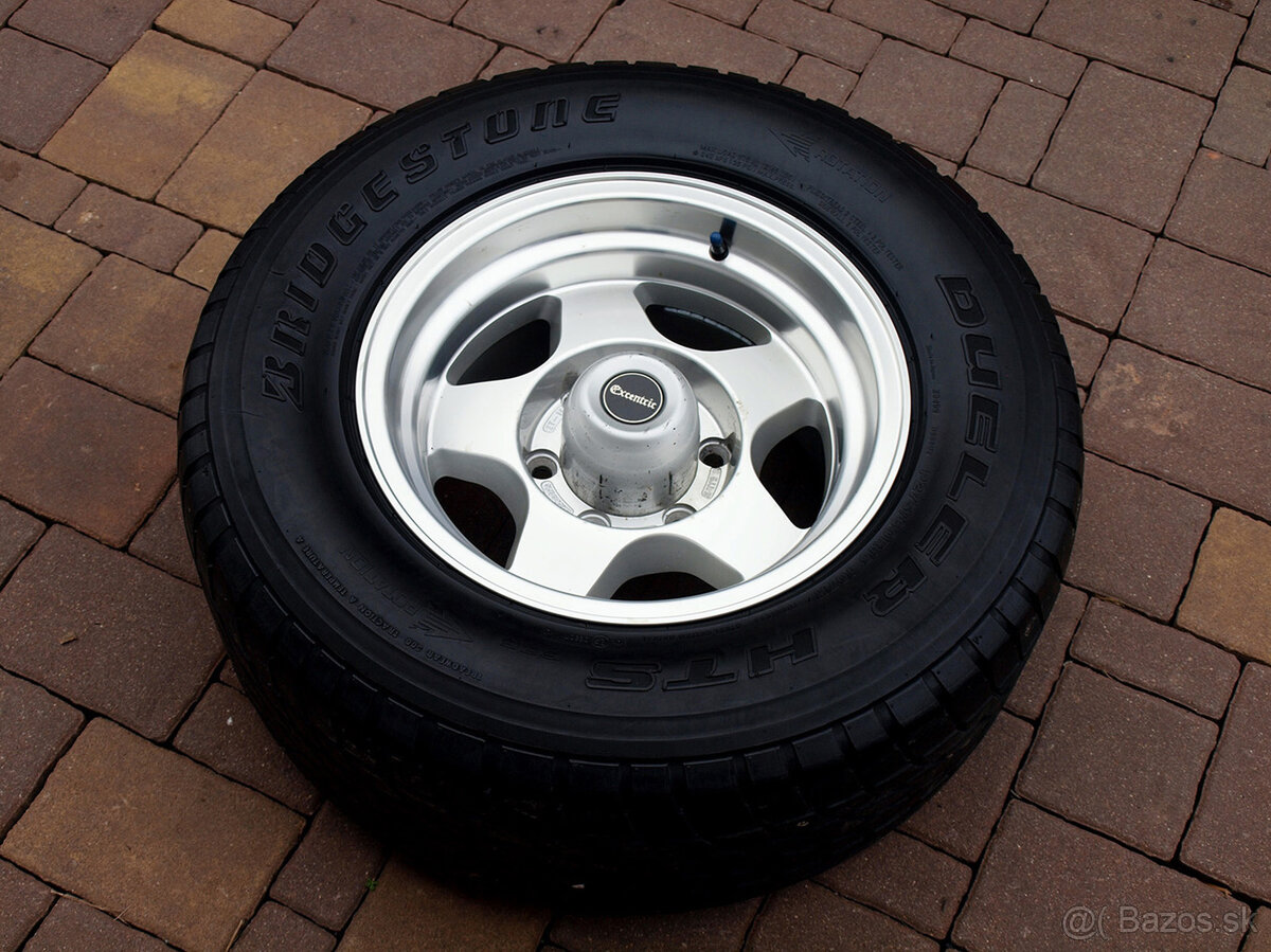 15" 6x139,7 EXCENTRIC 275/60R15 LEŠTĚNÉ CHEVY DODGE