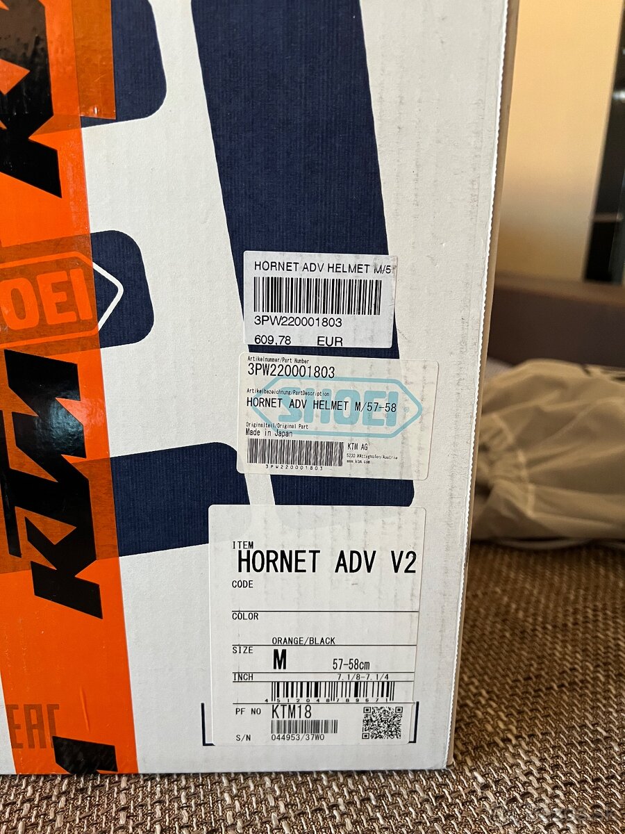 Shoei Hornet ADV KTM velkost M