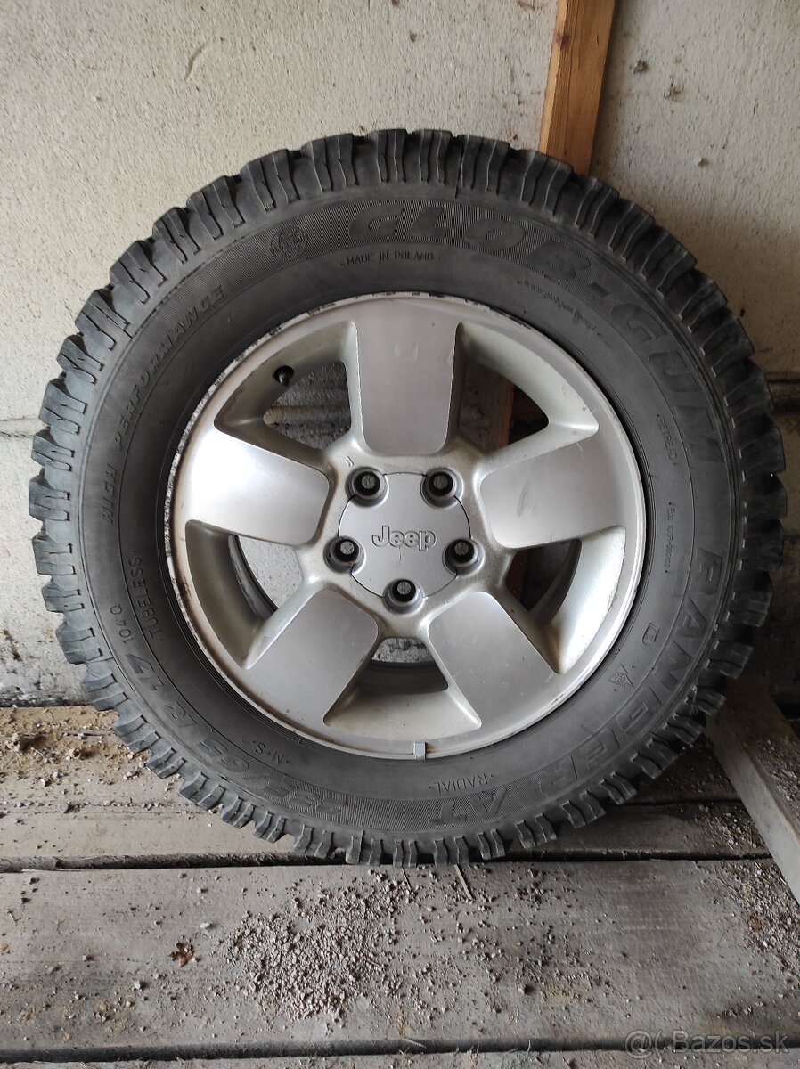 kolesá 235/65 R17 na Jeep Grand Cherokee