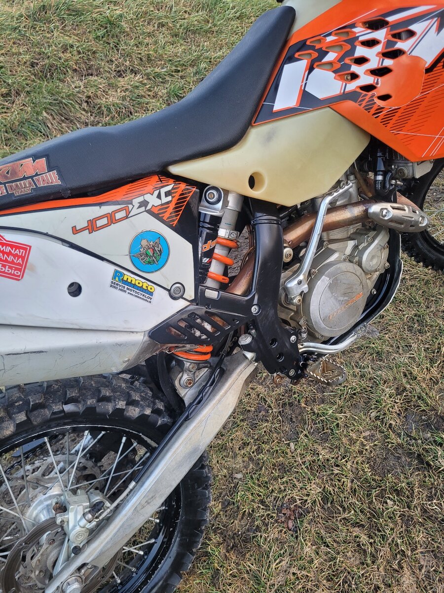 KTM EXC 400  doklady, smerovky