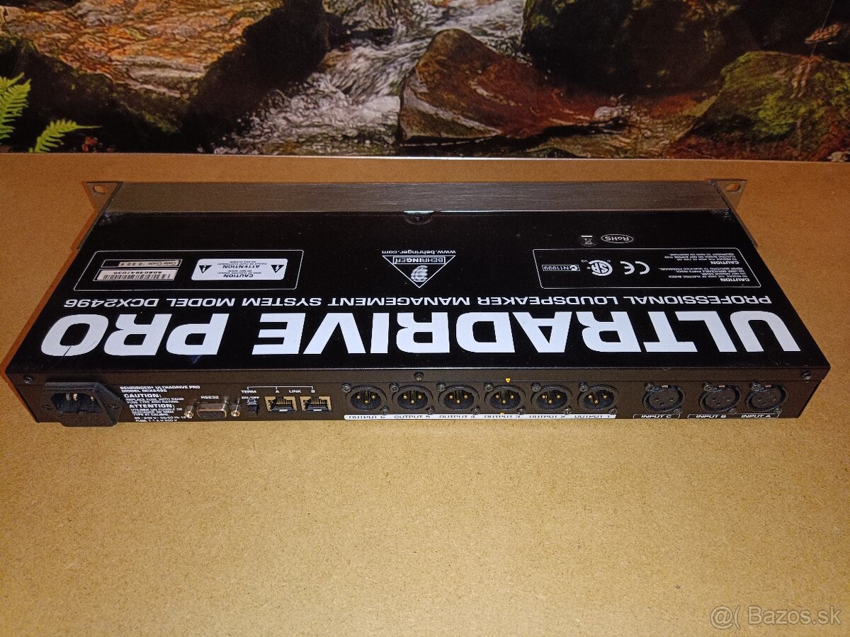 Behringer DCX 2496 6 kanálovy DSP Nitra Bazoš sk