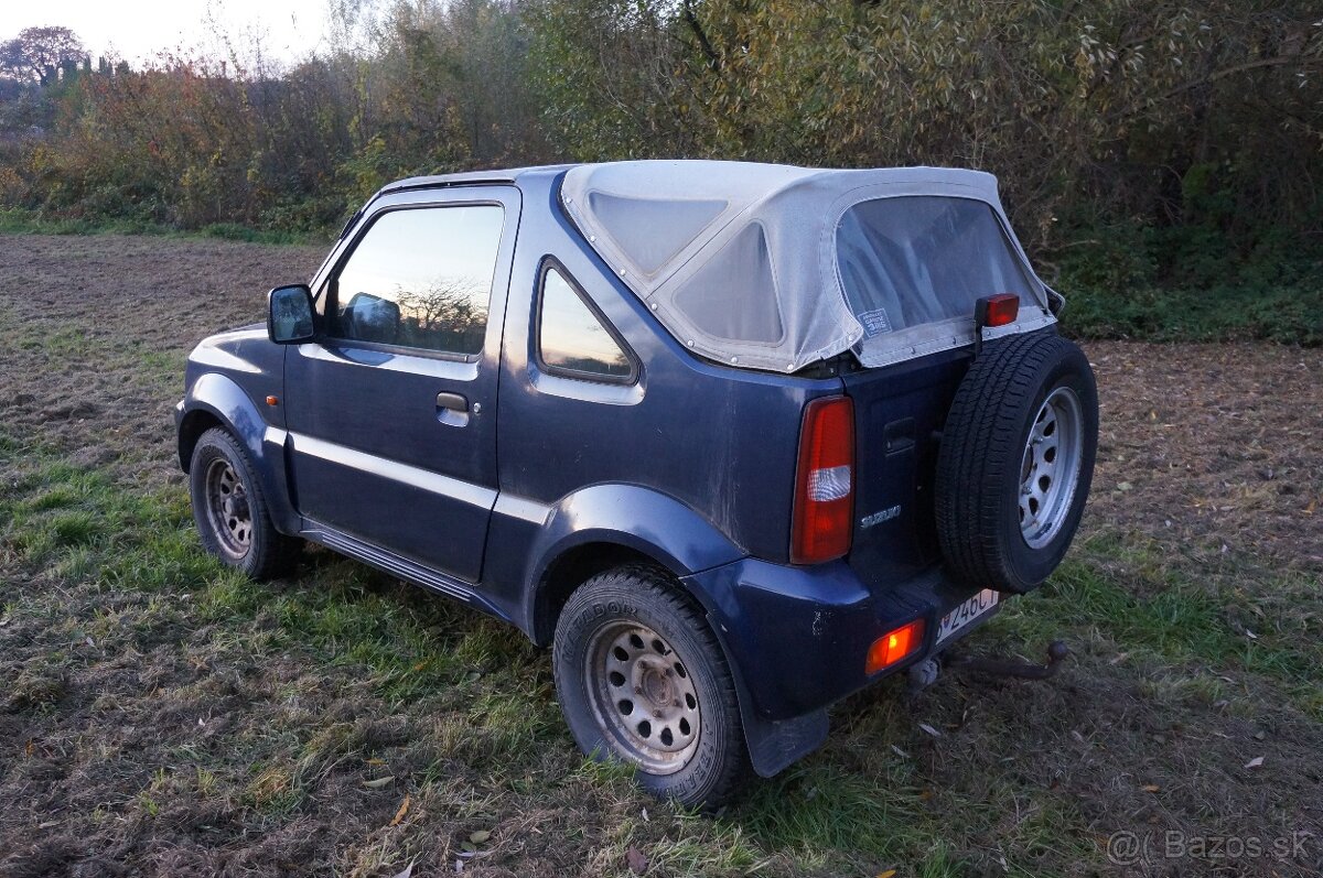 Suzuki Jimny cabrio 1.3 4x4  59 kW rok 2001