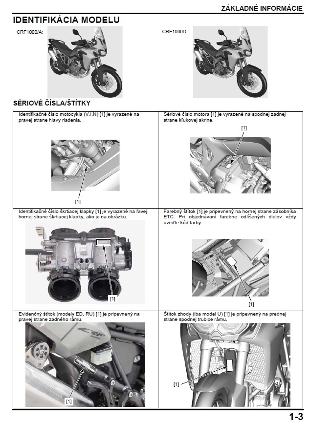 Honda CRF 1000L AFRICA TWIN 2016-2019