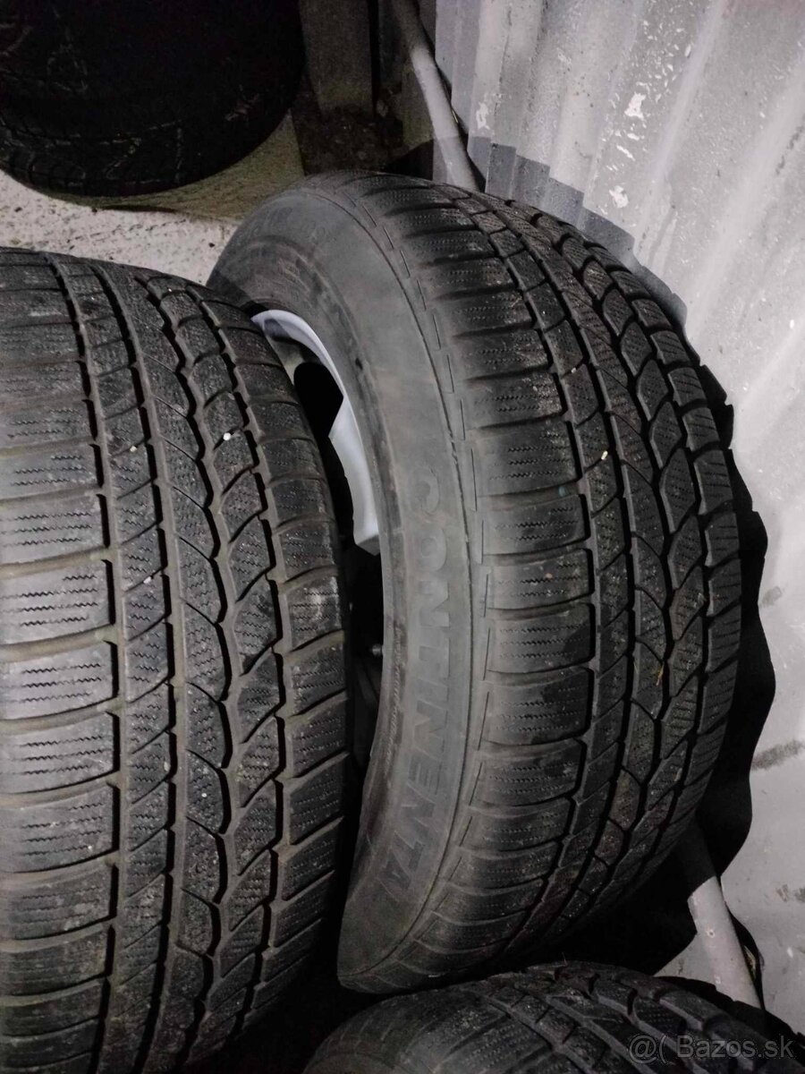 Zimné 7mm 4ks alu disky orig. BMW 5x120 r18 pneu 255/55 R18