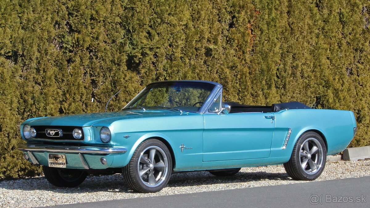 1965 FORD MUSTANG CABRIO V8 4-SPEED MANUAL