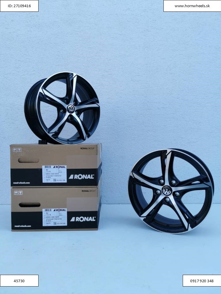 Vw Multivan alu disky Ronal 5X120 7,5X18 ET52 1237