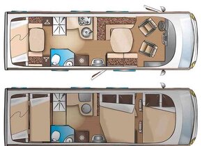 Karavan Itineo  SB 740 Fiat Integral Markiza 6m Málo Km - 20