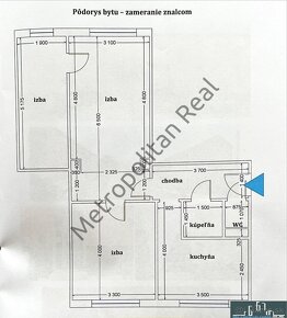 3 izbový byt v tehlovom dome vo vyhľadávanej lokalite - 20