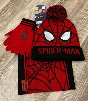 Set-nové/Detský zimný set Spider-man,čiapka,rukavice,šál - 20