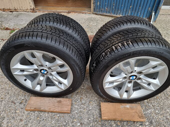 Alu disky BMW 5x120 R17 + zimné pneu Hankook 225/50 R17 94V - 20