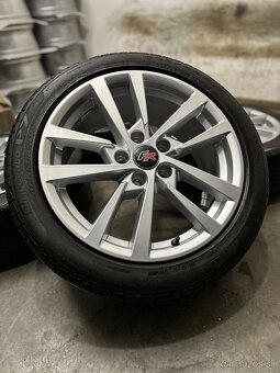 Sada kolies 5x112 R17 , 225/45/17 Audi A3 , Octavia, Golf - 20