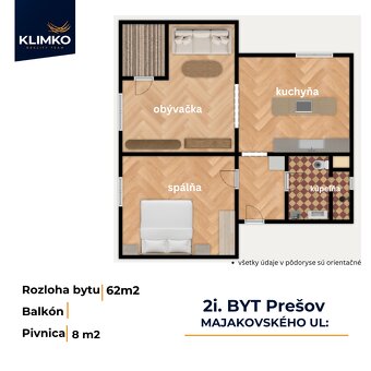 2i. byt blízko centra mesta Prešov - 20