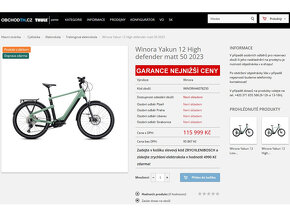 WINORA YAKUN 12 – 750wH – 85nM BOSCH - NOVÉ - 20