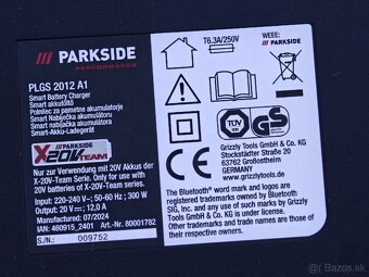 NOVÉ • PARKSIDE 20V 8Ah SMART akumulátory - 20