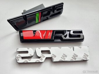 SKODA VRS LOGO RS NAPIS ZNAK RS - 20