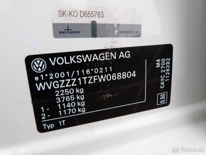 Volkswagen Touran 1.6 TDI Comfortline  edícia CUP  - 20