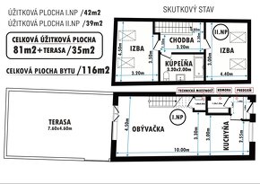 3-izbový mezonet s terasou a parkovacím miestom v centre PP - 20