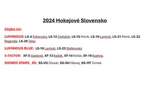 Hokejové karty - 2024 Hokejove Slovensko ponúkam/zháňam - 20