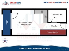 Prenájom – 1-izbový byt v novostavbe s loggiou a parkovaním - 20